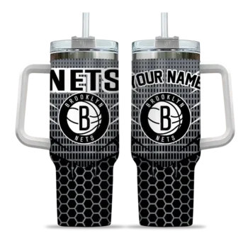 personalized brooklyn nets hex texture black curved tumbler best selling 1.webp
