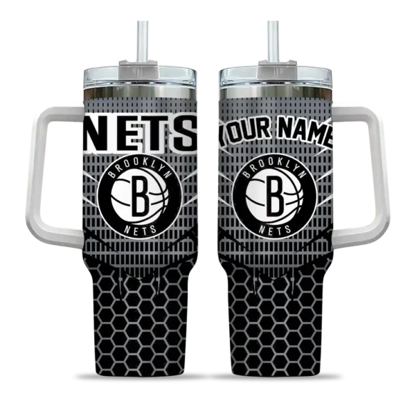 personalized brooklyn nets hex texture black curved tumbler best selling 1.webp