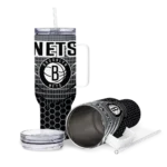 personalized brooklyn nets hex texture black curved tumbler best selling 1.webp