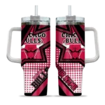 personalized chicago bulls arrow burst red curved tumbler best selling 1.webp