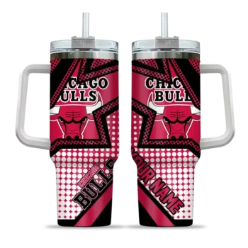 personalized chicago bulls arrow burst red curved tumbler best selling 1.webp