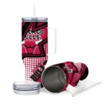 personalized chicago bulls arrow burst red curved tumbler best selling 1.webp