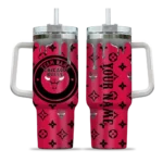 personalized chicago bulls bullseye drips red curved tumbler best selling 1.webp