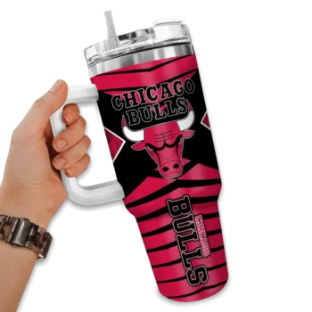 personalized chicago bulls chevron layers red curved tumbler fashion forward 1.webp
