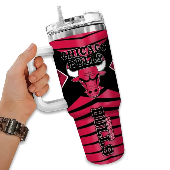 personalized chicago bulls chevron layers red curved tumbler fashion forward 1.webp