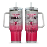 personalized chicago bulls gradient dots red curved tumbler best selling 1.webp