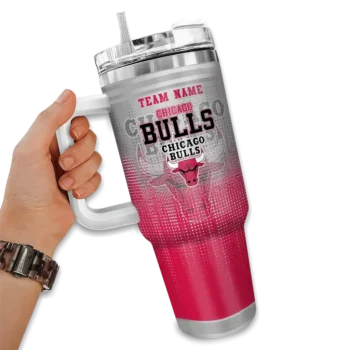 personalized chicago bulls gradient dots red curved tumbler fashion forward 1.webp