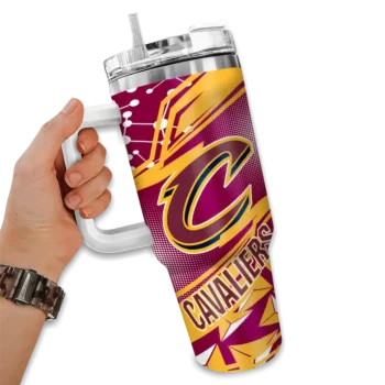 personalized cleveland cavaliers abstract paths wine curved tumbler fashion forward 1.webp