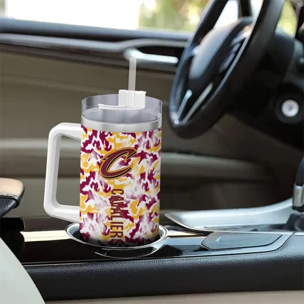 personalized cleveland cavaliers camo mashup wine white curved tumbler trendy 1.webp