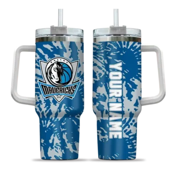 personalized dallas mavericks burst swirl blue curved tumbler best selling 1.webp