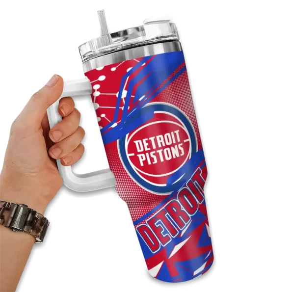 personalized detroit pistons abstract paths red curved tumbler fashion forward 1.webp