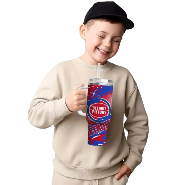 personalized detroit pistons abstract paths red curved tumbler latest model 1.webp