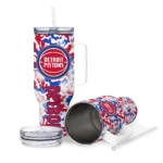 personalized detroit pistons camo mashup red white curved tumbler best selling 1.webp