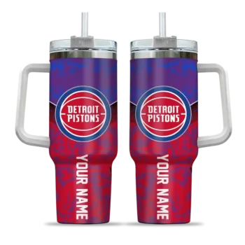 personalized detroit pistons chevron stripe red curved tumbler best selling 1.webp