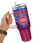 personalized detroit pistons hex texture red curved tumbler best selling 1.webp