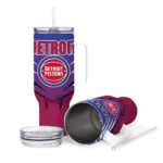 personalized detroit pistons hex texture red curved tumbler best selling 1.webp
