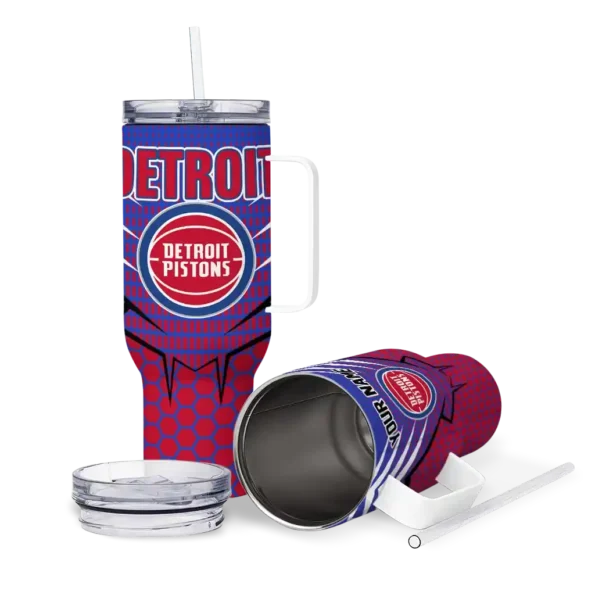 personalized detroit pistons hex texture red curved tumbler high quality 1.webp