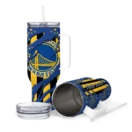 personalized golden state warriors claw cut blue black curved tumbler best selling 1.webp