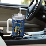 personalized golden state warriors claw cut blue black curved tumbler best selling 1.webp