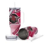 personalized houston rockets arrow burst red curved tumbler best selling 1.webp