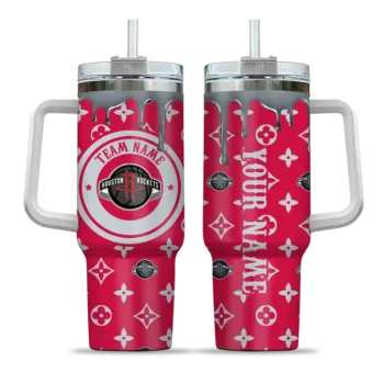 personalized houston rockets bullseye drips red curved tumbler best selling 1.webp