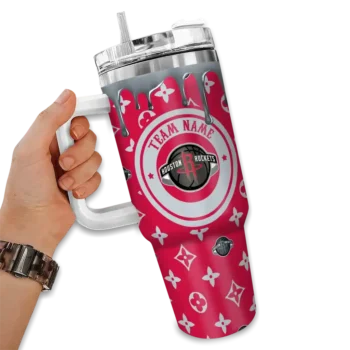 personalized houston rockets bullseye drips red curved tumbler fashion forward 1.webp