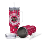 personalized houston rockets bullseye drips red curved tumbler best selling 1.webp