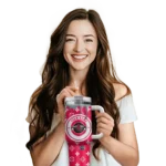 personalized houston rockets bullseye drips red curved tumbler best selling 1.webp