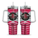 personalized houston rockets chevron layers red curved tumbler best selling 1.webp