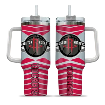 personalized houston rockets chevron layers red curved tumbler best selling 1.webp