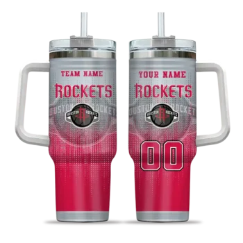personalized houston rockets gradient dots red curved tumbler best selling 1.webp