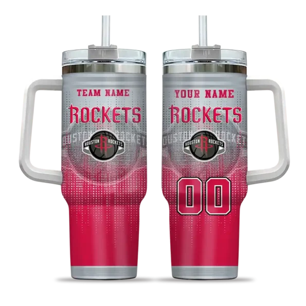 personalized houston rockets gradient dots red curved tumbler best selling 1.webp