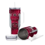 personalized houston rockets hexagon armor red curved tumbler best selling 1.webp