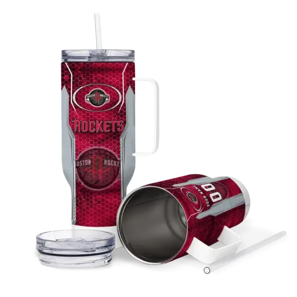 personalized houston rockets hexagon armor red curved tumbler high quality 1.webp