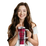 personalized houston rockets hexagon armor red curved tumbler best selling 1.webp