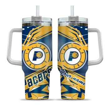 personalized indiana pacers abstract paths blue curved tumbler best selling 1.webp