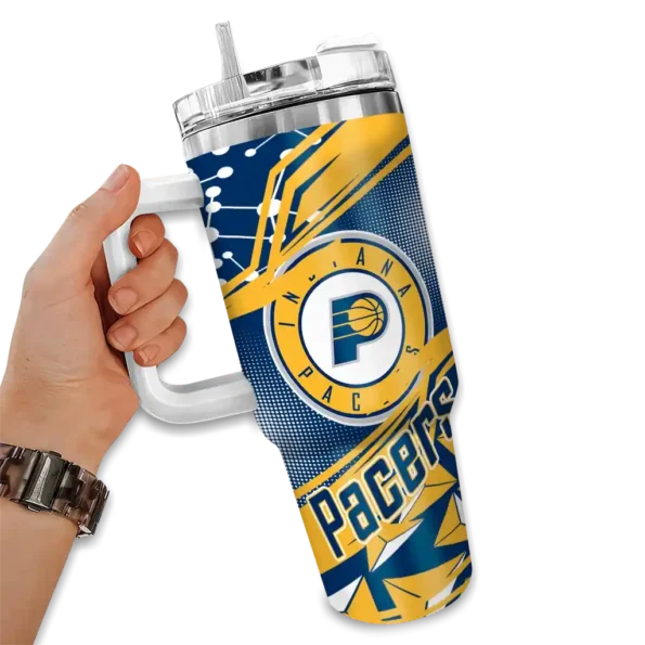 personalized indiana pacers abstract paths blue curved tumbler fashion forward 1.webp