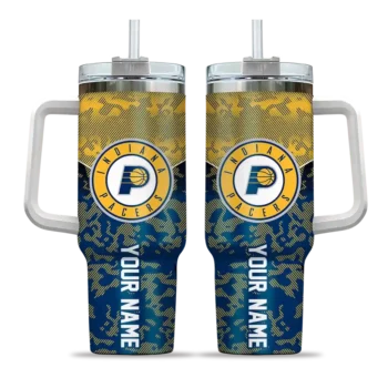 personalized indiana pacers chevron stripe blue curved tumbler best selling 1.webp