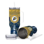 personalized indiana pacers chevron stripe blue curved tumbler best selling 1.webp
