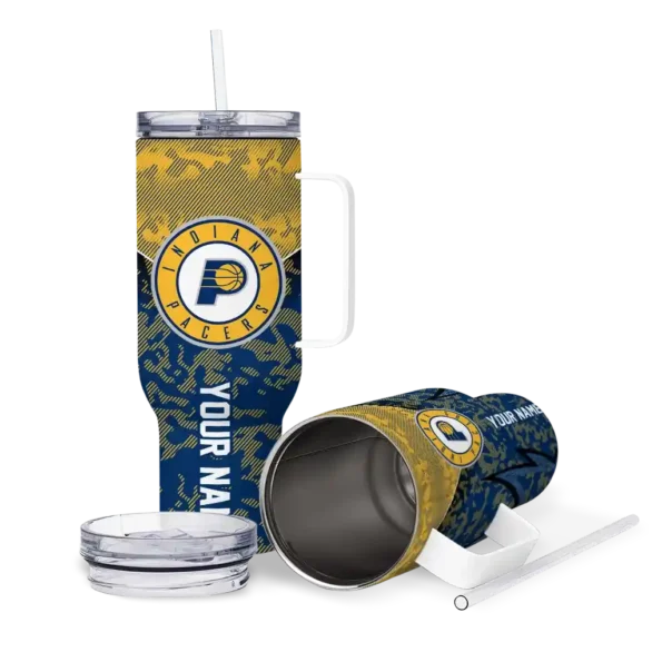 personalized indiana pacers chevron stripe blue curved tumbler high quality 1.webp