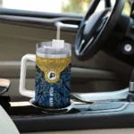 personalized indiana pacers chevron stripe blue curved tumbler best selling 1.webp