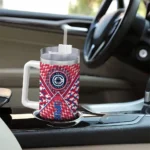 personalized los angeles clippers chevron angle red curved tumbler best selling 1.webp
