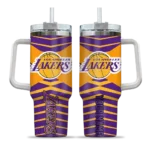 personalized los angeles lakers chevron layers purple curved tumbler best selling 1.webp
