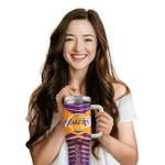 personalized los angeles lakers chevron layers purple curved tumbler best selling 1.webp