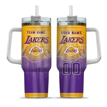 personalized los angeles lakers gradient dots purple curved tumbler best selling 1.webp