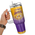 personalized los angeles lakers gradient dots purple curved tumbler best selling 1.webp
