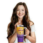 personalized los angeles lakers gradient dots purple curved tumbler best selling 1.webp