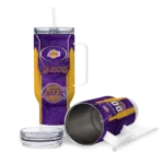 personalized los angeles lakers hexagon armor purple curved tumbler best selling 1.webp