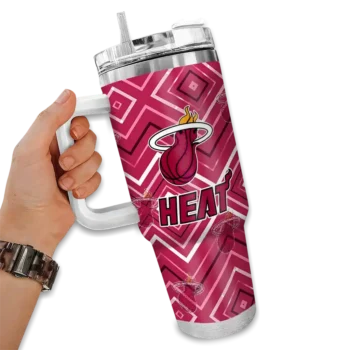 personalized miami heat bold diamonds red curved tumbler fashion forward 1.webp