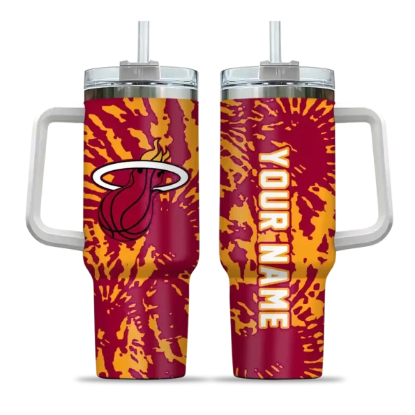 personalized miami heat burst swirl red curved tumbler best selling 1.webp